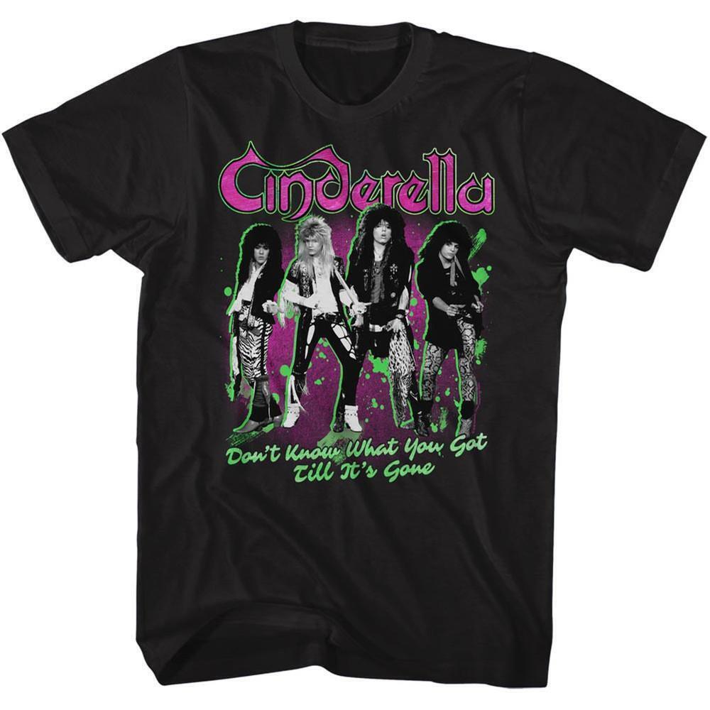 Cinderella Till Its Gone Black Adult T Shirt